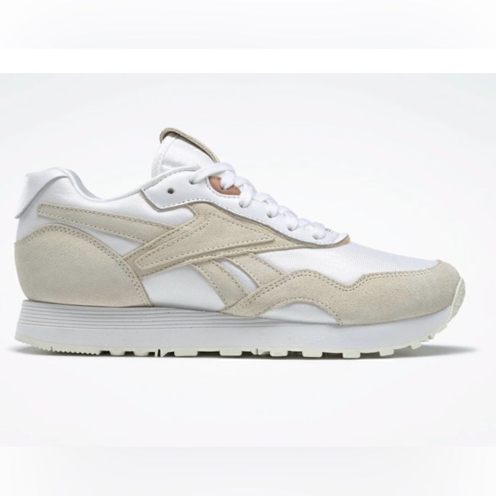 Victoria Beckham White and Beige Athletic Shoes